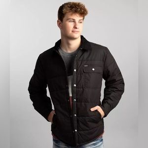 Brixton Cass Puffer Jacket Size L Black